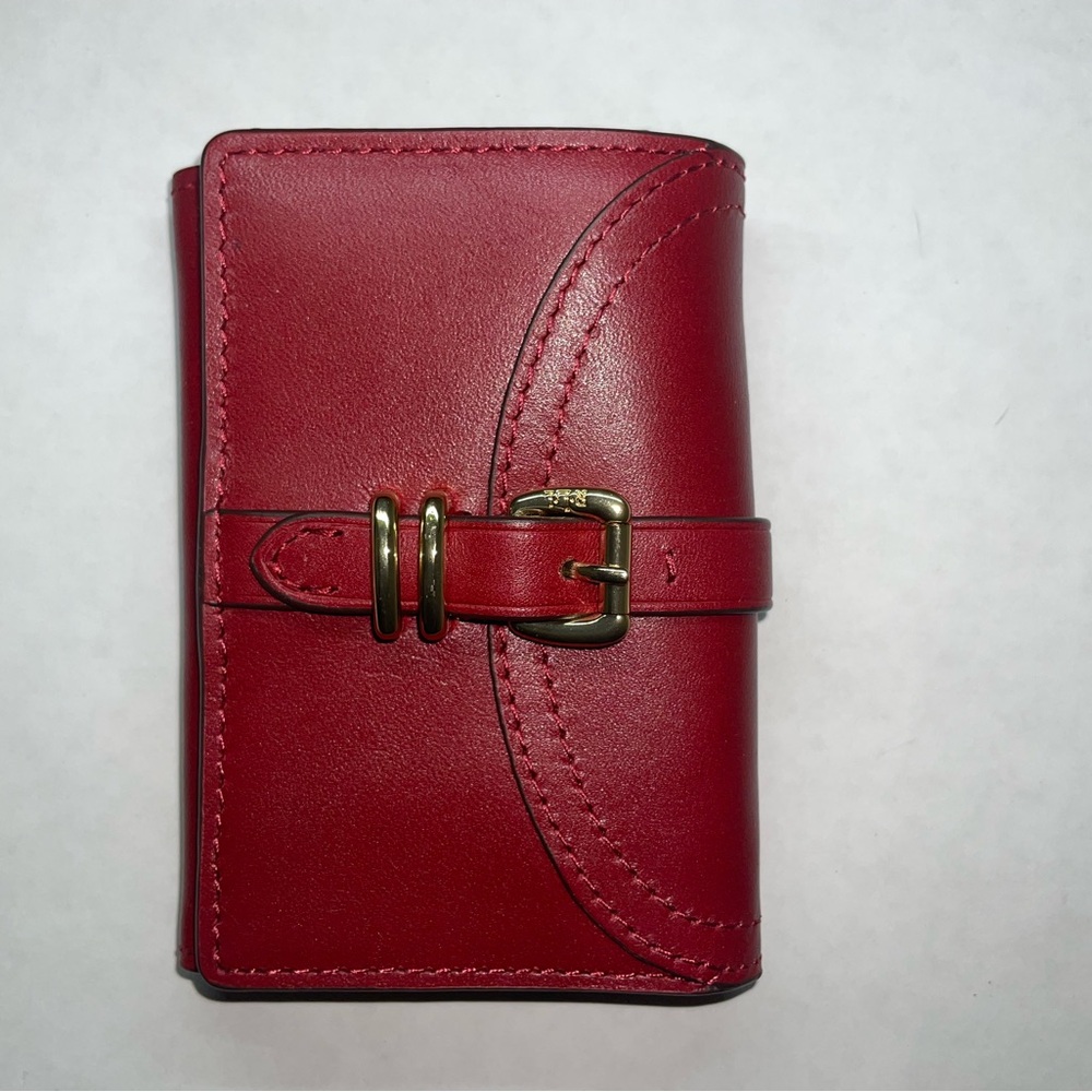 Ralph Lauren Flap Coin Vermillion